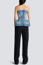 Flowering Girl Women Austyn Structured Denim Bustier