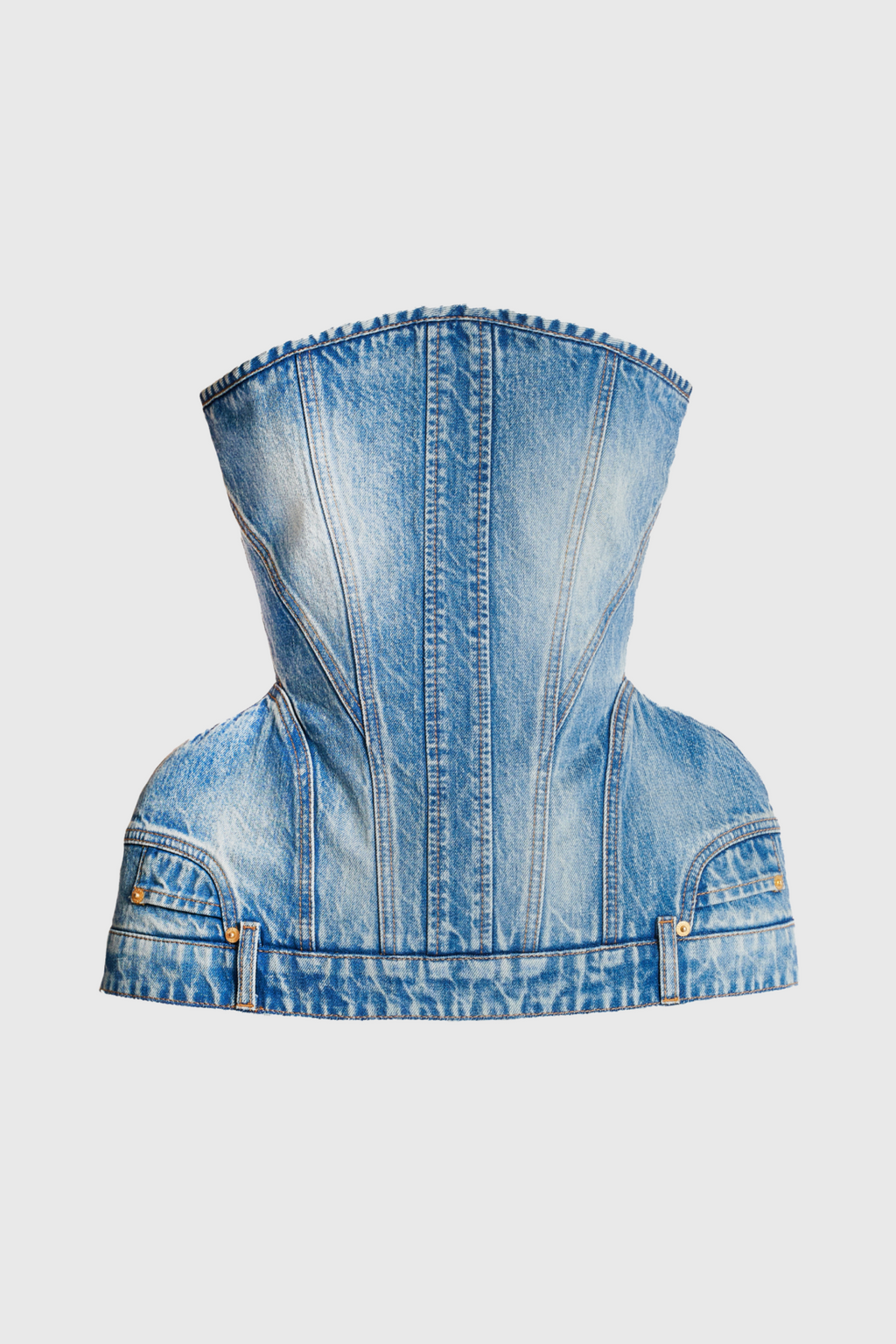 Flowering Girl Women Austyn Structured Denim Bustier