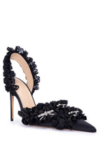 Flowering Girl Women Avah Bow-embellished Slingback Pumps - Black