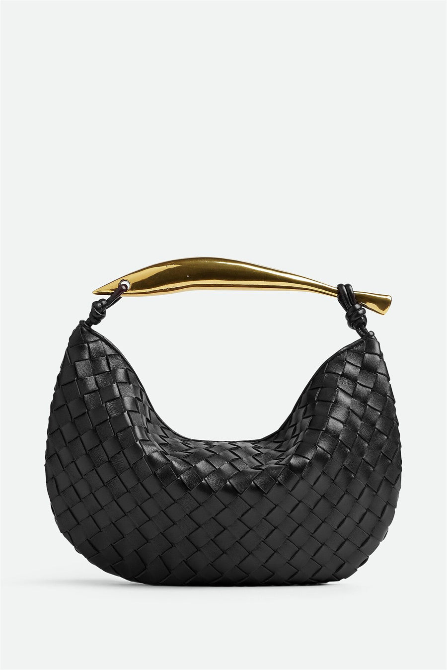 Flowering Girl Women Avianna Weave Metal Handbag - Black