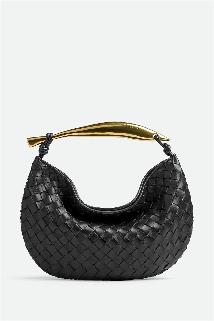 Flowering Girl Women Avianna Weave Metal Handbag - Black