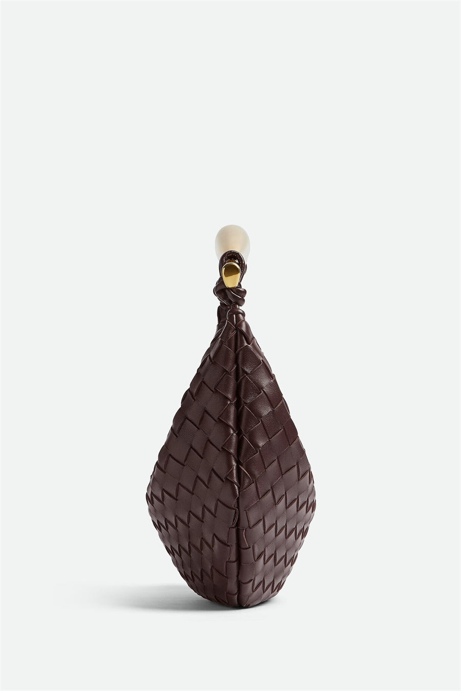 Flowering Girl Women Avianna Weave Metal Handbag - Chocolate