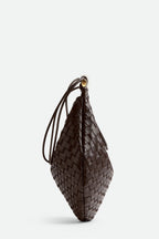 Flowering Girl Women Avianna Weave Metal Handbag - Chocolate