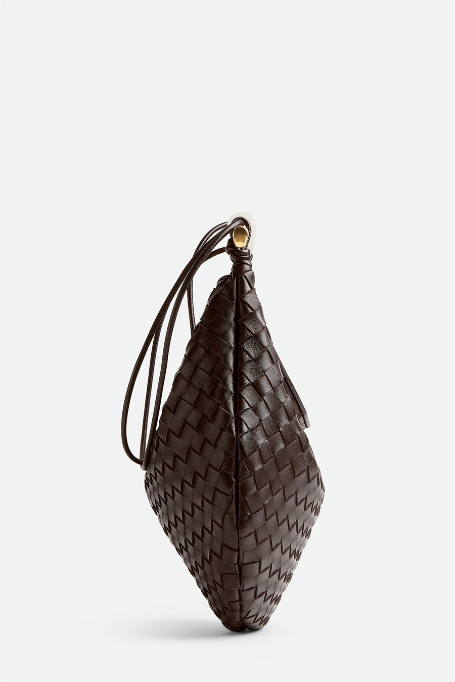 Flowering Girl Women Avianna Weave Metal Handbag - Chocolate