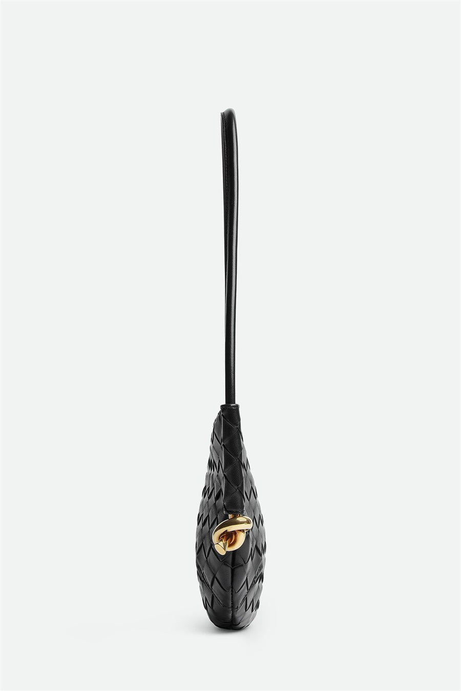 Flowering Girl Women Azalea Weave Mini Shoulder Bag - Black