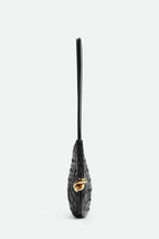 Flowering Girl Women Azalea Weave Mini Shoulder Bag - Black