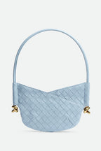Flowering Girl Women Azalea Weave Mini Shoulder Bag - Blue