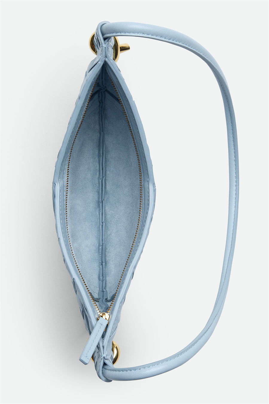 Flowering Girl Women Azalea Weave Mini Shoulder Bag - Blue