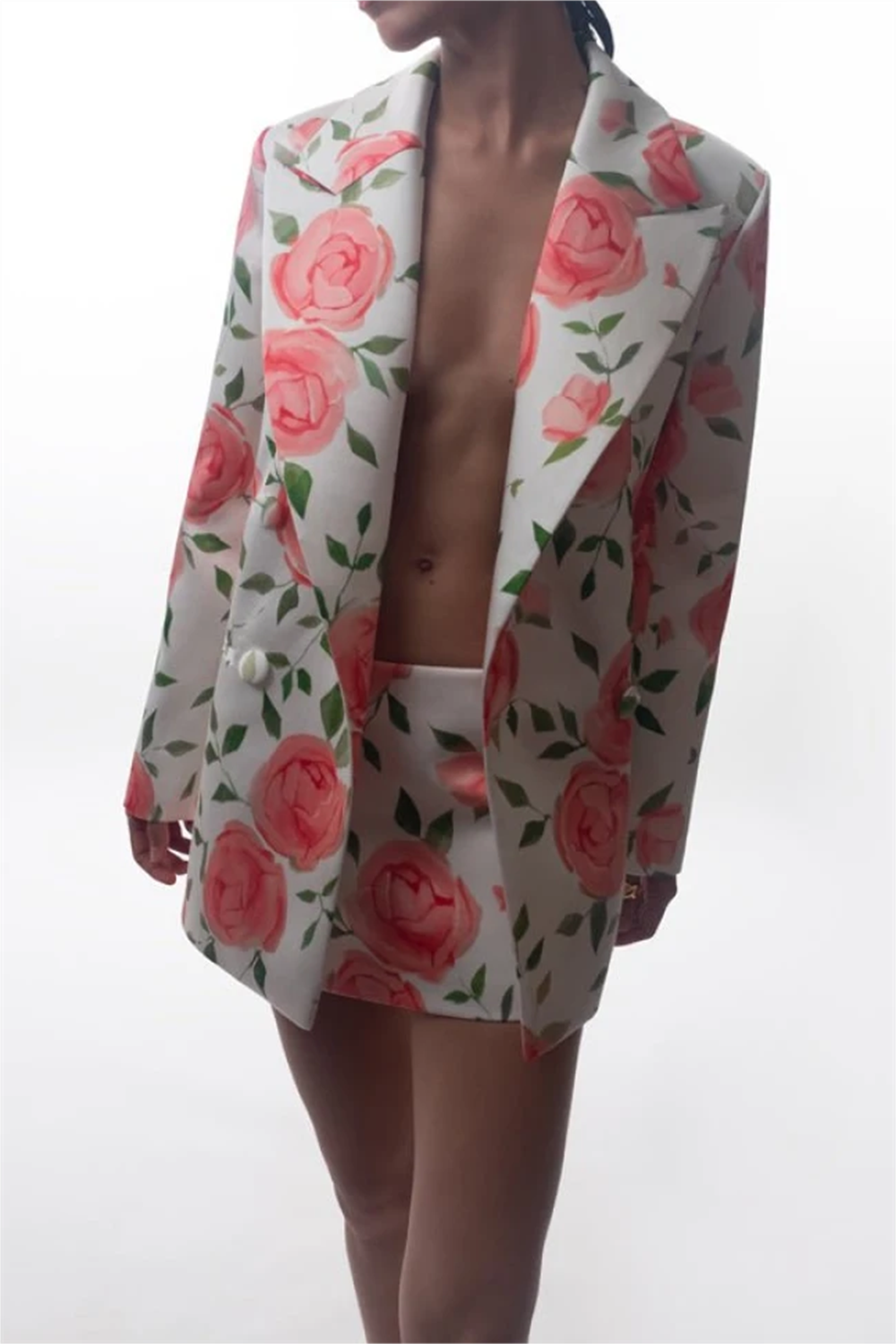 Flowering Girl Women Azaria Floral Printed Blazer Set