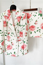 Flowering Girl Women Azaria Floral Printed Blazer Set