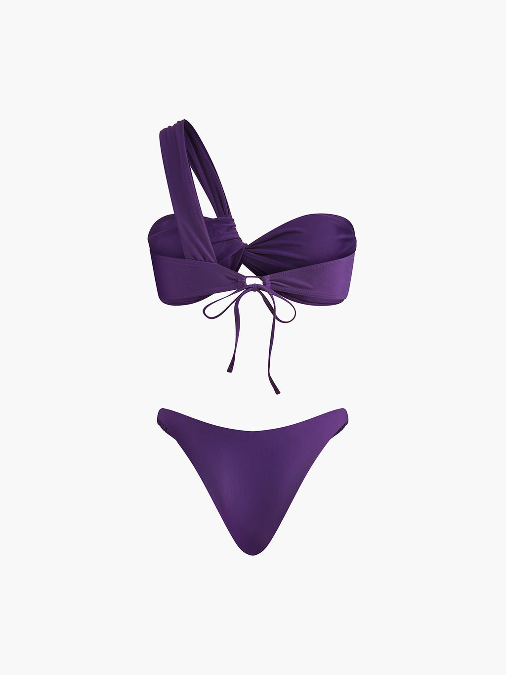 Asymmetrical String Bikini Set