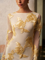 Flowering Girl Women Romance Floral Mini Dress