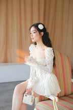 Flowering Girl Women Valerie Lace Cortset Mini Dress