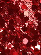 Flowering Girl Women Sequin Strapless Mini Red Dress