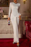 Flowering Girl Women Baara Long Sleeve Draped Maxi Dress