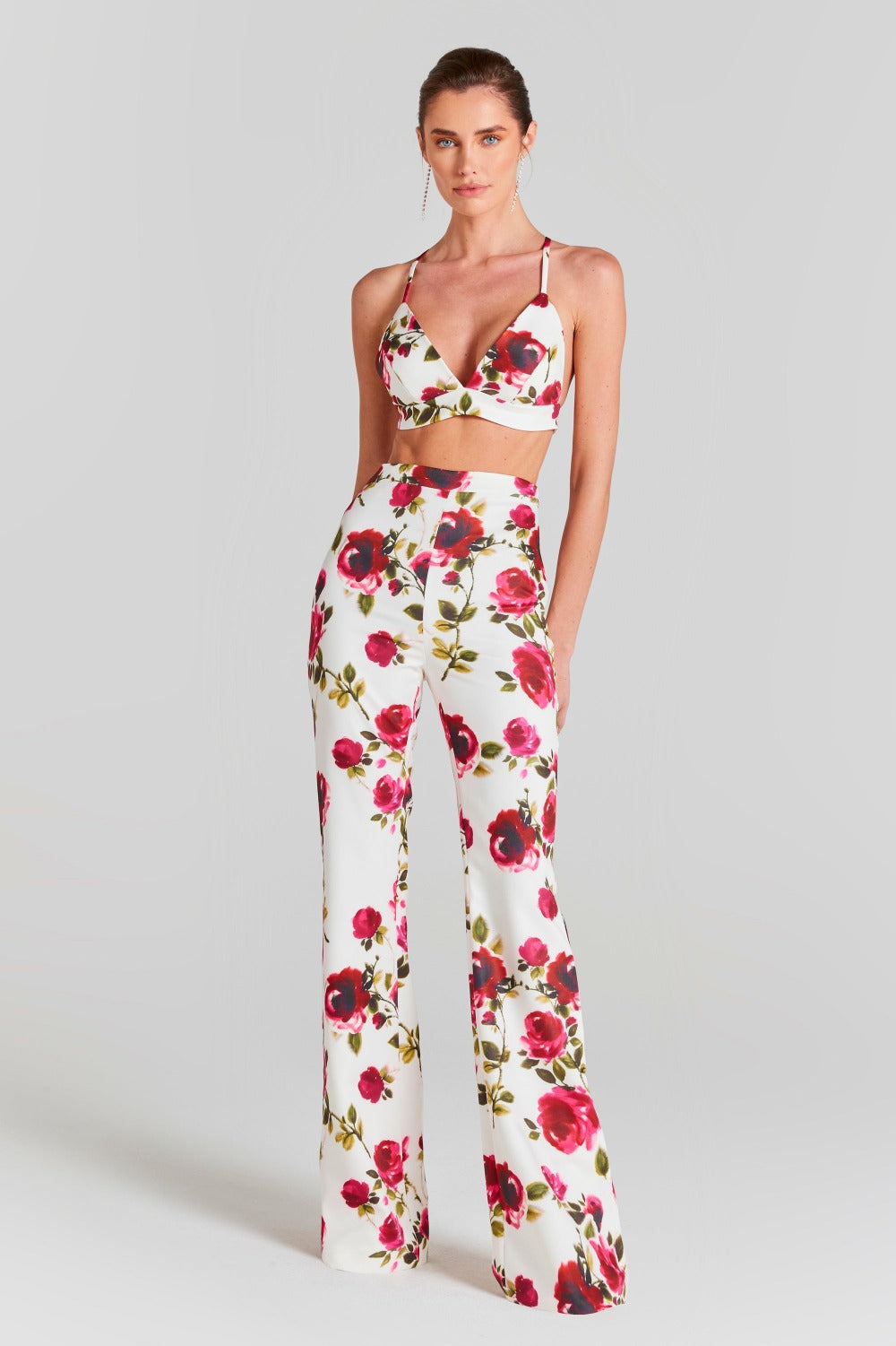 Flowering Girl Women Bailey Floral Blazer Three Piece Set