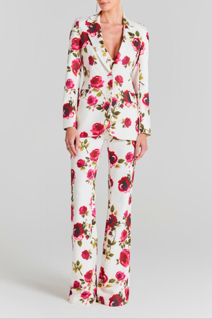 Flowering Girl Women Bailey Floral Blazer Three Piece Set