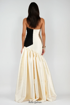 Flowering Girl Women sara Satin Braided Rope Maxi Dress