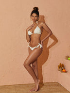 Flowering Girl Women Beatris Bikini Two Piece Set In Beige
