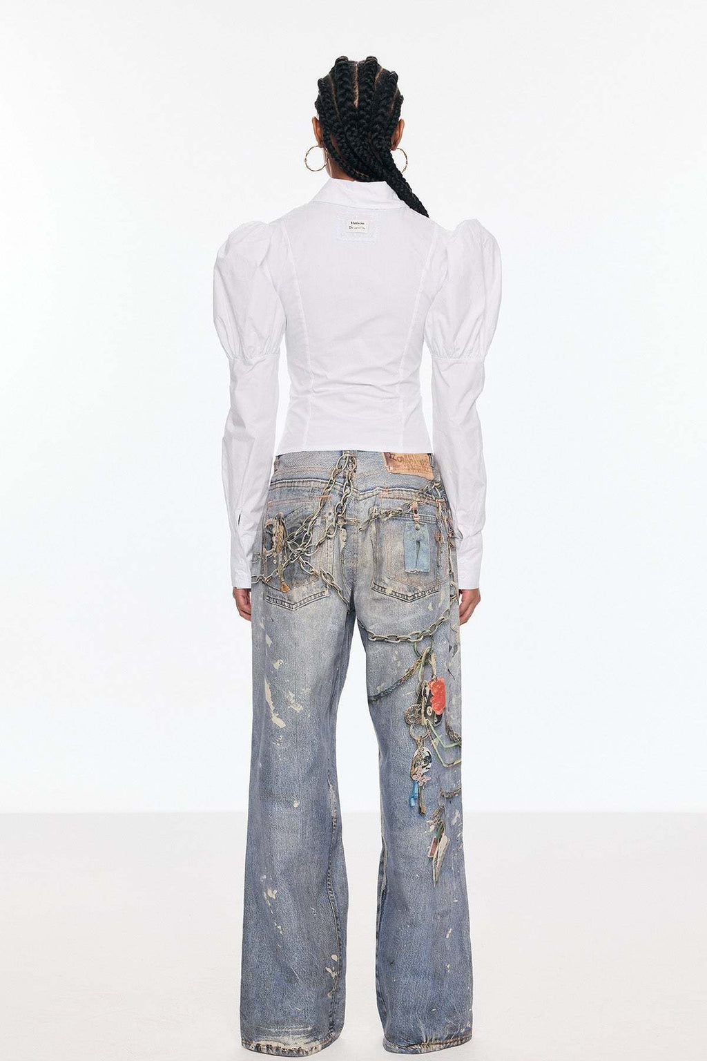 Prima Print Barrel Jeans