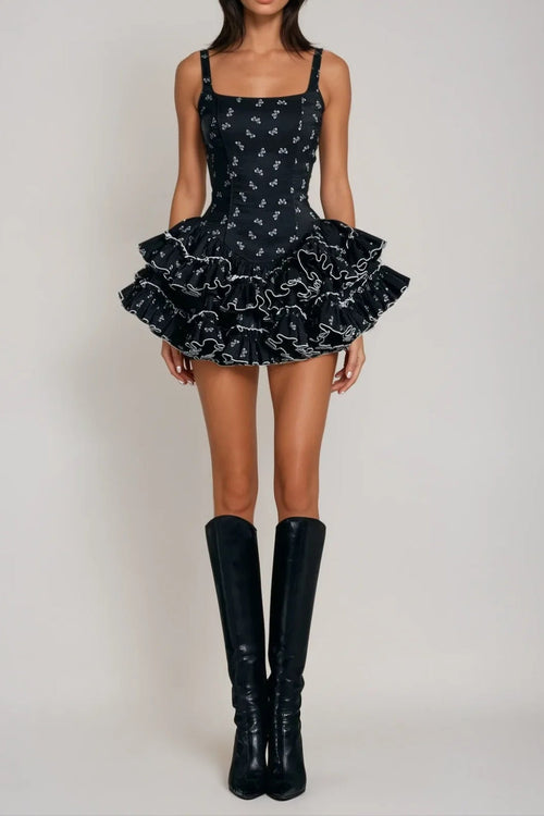 Flowering Girl Women Berkeley Ruffle Mini Dress