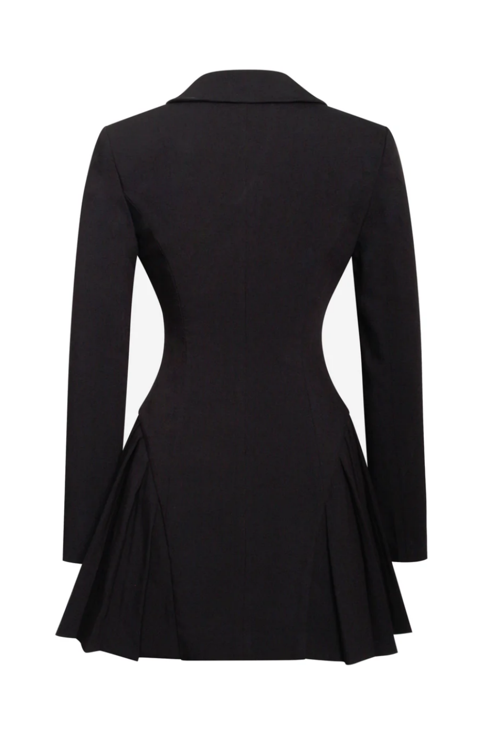 Flowering Girl Women Beulah Pleate Blazer Mini Dress - Black