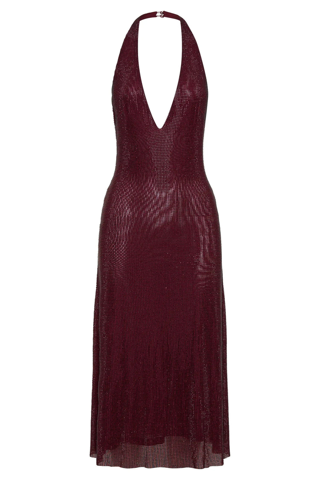 Diamond Halter Neck Midi Dress
