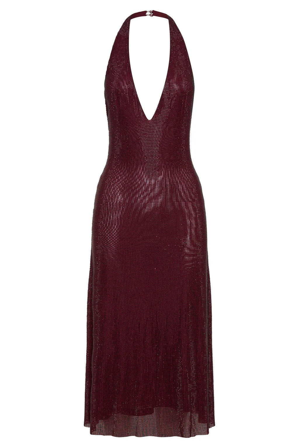 Diamond Halter Neck Midi Dress