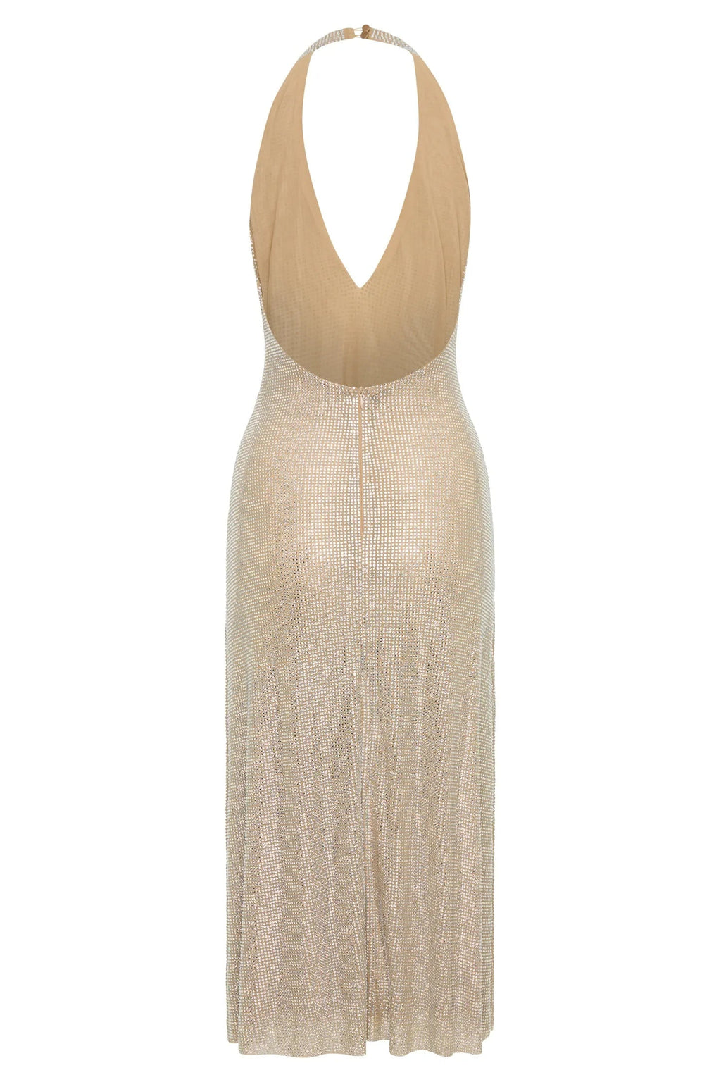 Diamond Halter Neck Midi Dress