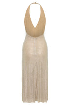 Diamond Halter Neck Midi Dress