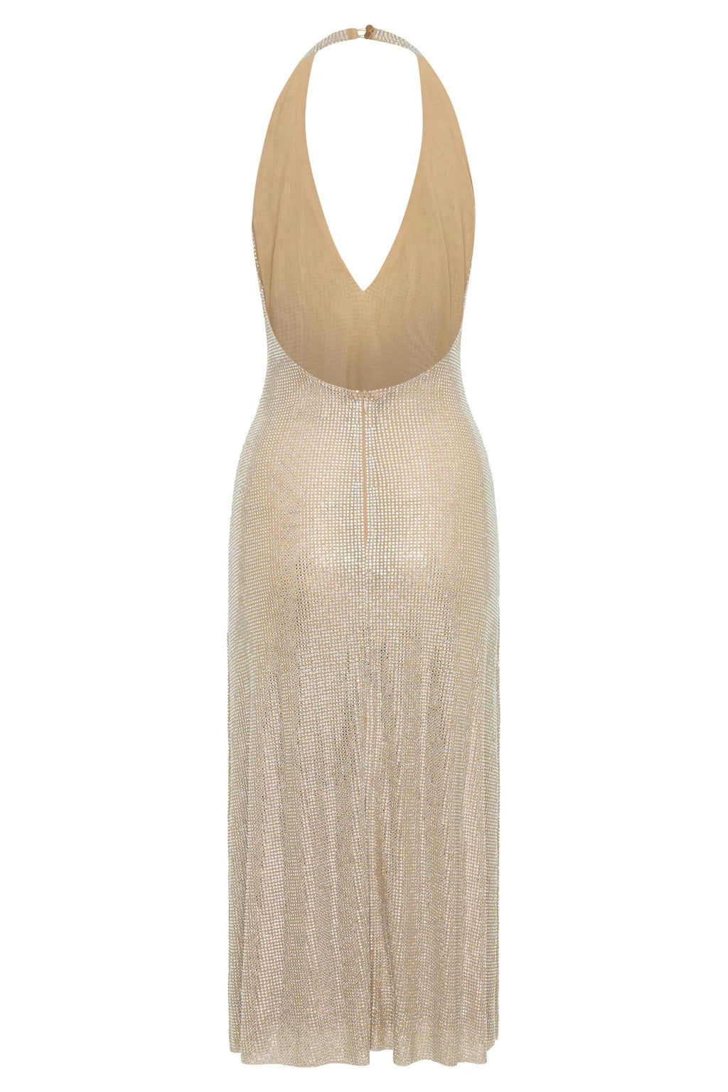 Diamond Halter Neck Midi Dress