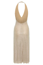 Diamond Halter Neck Midi Dress