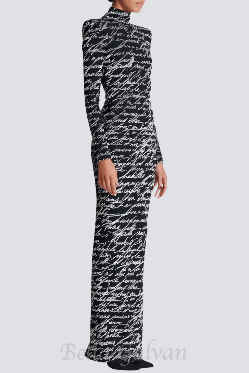 Flowering Girl Women Bexley Print Velvet Long Sleeve Maxi Dress