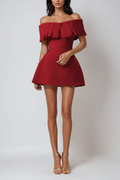 Flowering Girl Women Braam Strapless Ruch Mini Dress