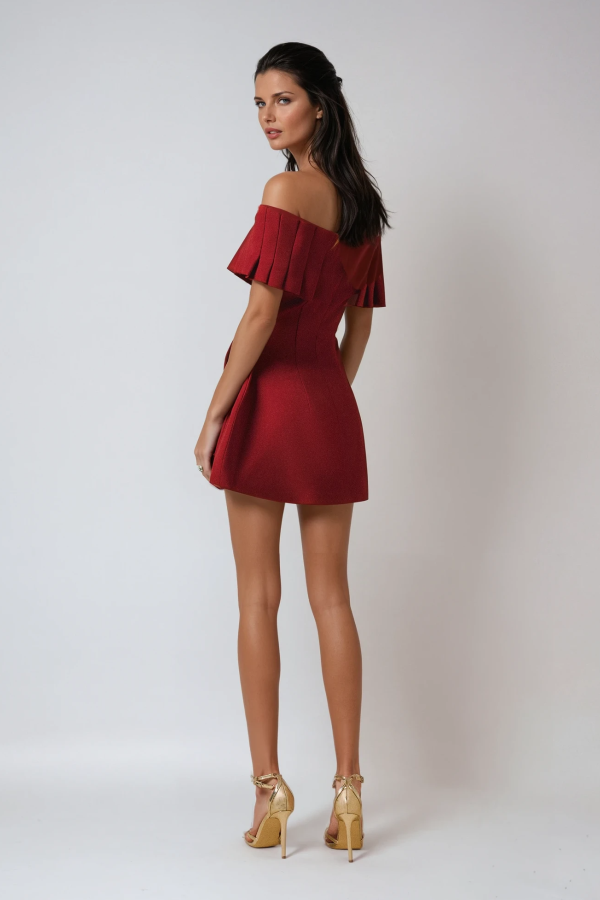 Flowering Girl Women Braam Strapless Ruch Mini Dress