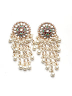 Flowering Girl Women Brioni Pearl Fringe Earrings