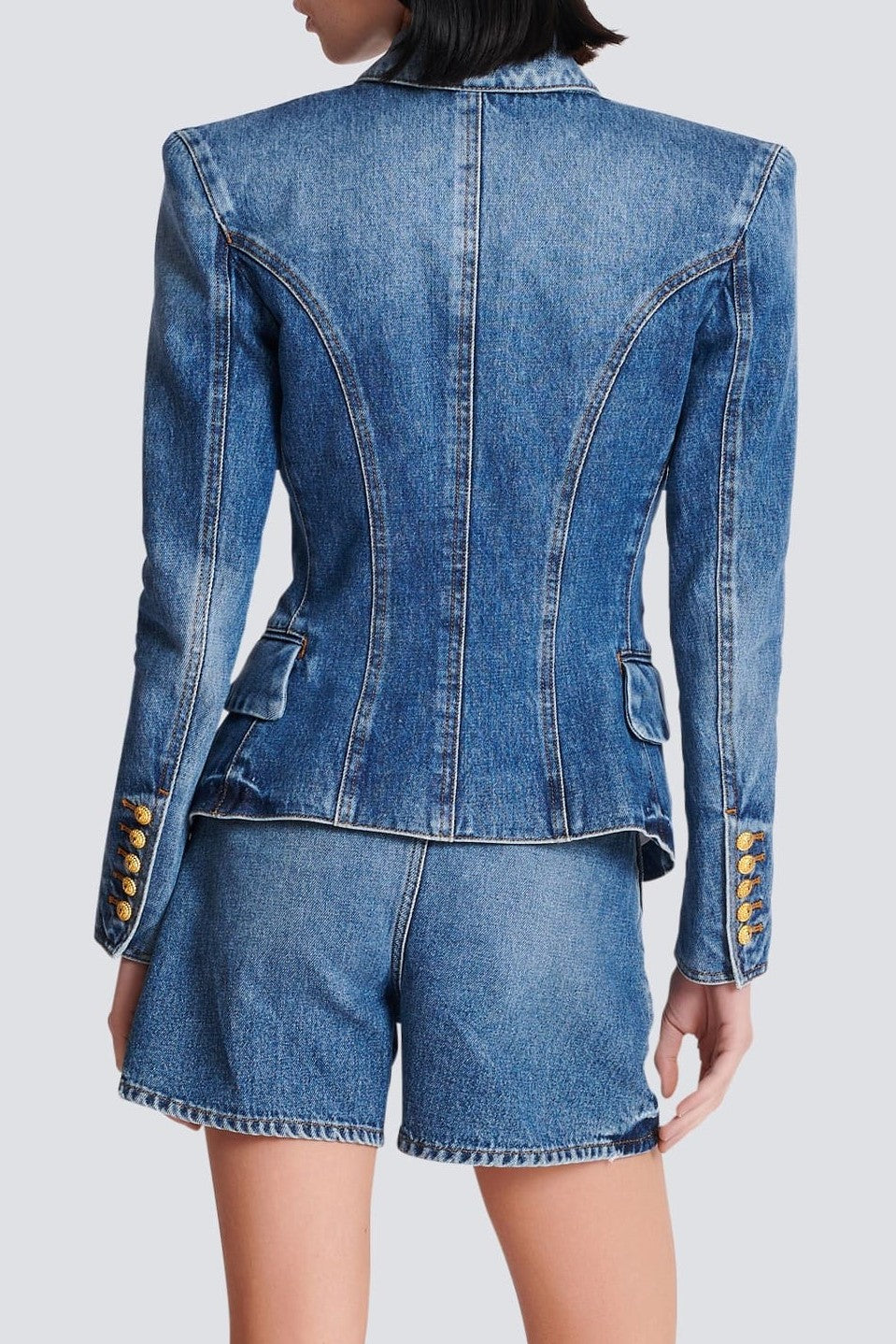 Flowering Girl Women Brittia Button Denim Jacket