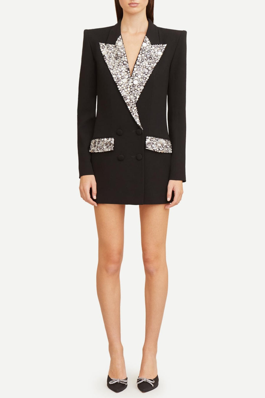 Flowering Girl Women Brooklyn Diamante Embellished Blazer Dress