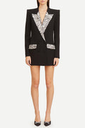 Flowering Girl Women Brooklyn Diamante Embellished Blazer Dress