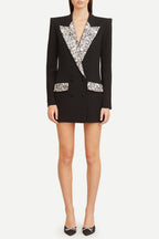 Flowering Girl Women Brooklyn Diamante Embellished Blazer Dress
