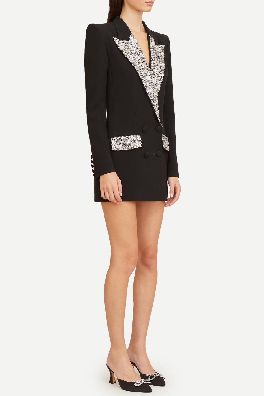 Flowering Girl Women Brooklyn Diamante Embellished Blazer Dress