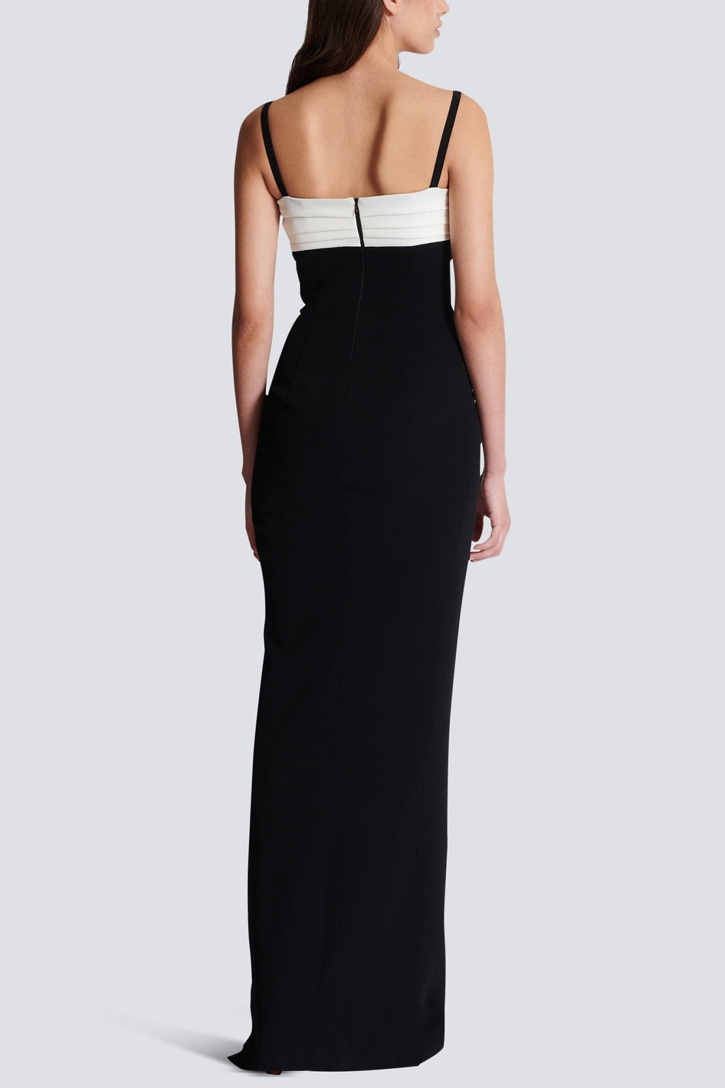 Flowering Girl Women Bruna Two-Tone Split Maxi Bandage Dress