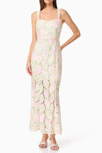 Flowering Girl Women Karen Floral Maxi Dress In Multicolor