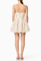Flowering Girl Women Karen Floral Mini Dress In Multicolor