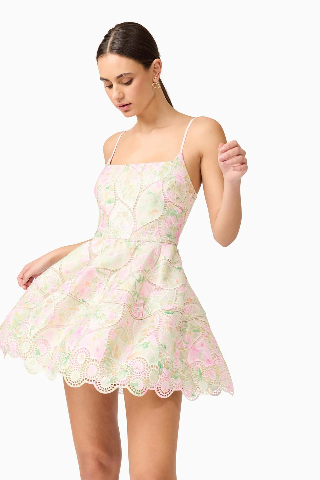 Flowering Girl Women Karen Floral Mini Dress In Multicolor