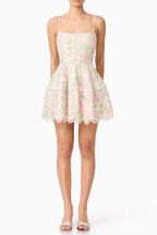 Flowering Girl Women Karen Floral Mini Dress In Multicolor