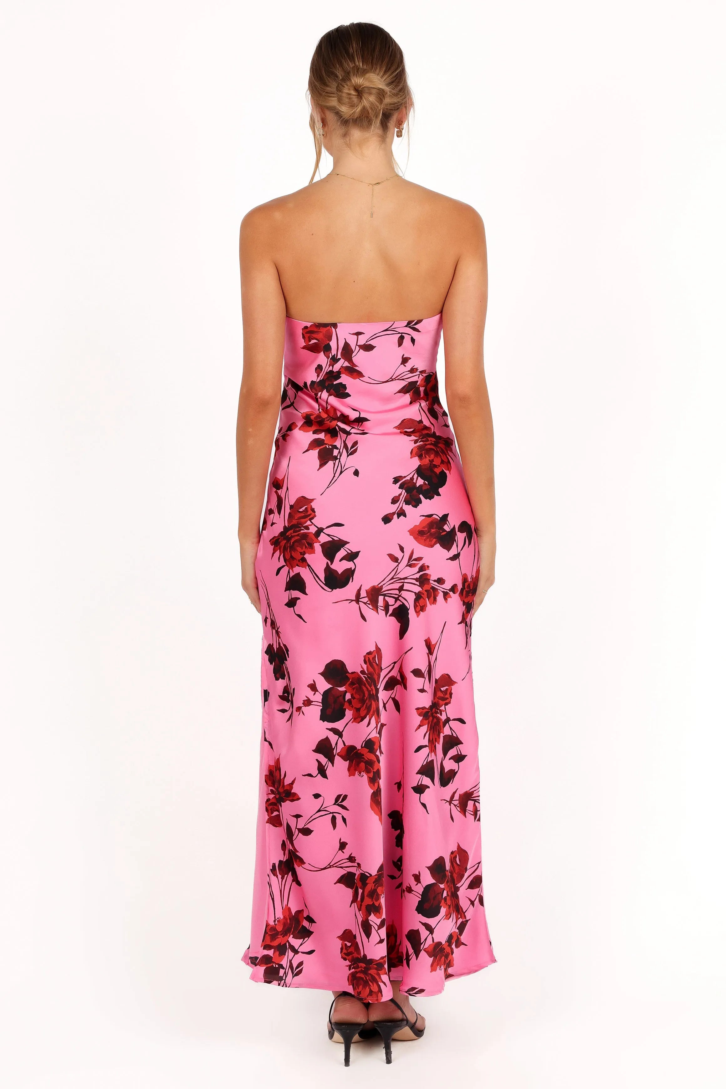 Flowering Girl Women Bryden Strapless Maxi Dress In Rose Pink