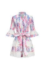 Zohara Lace Floral Printed Mini Dress
