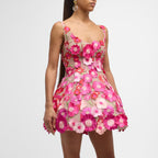 Flowering Girl Women Floral Mini Dress