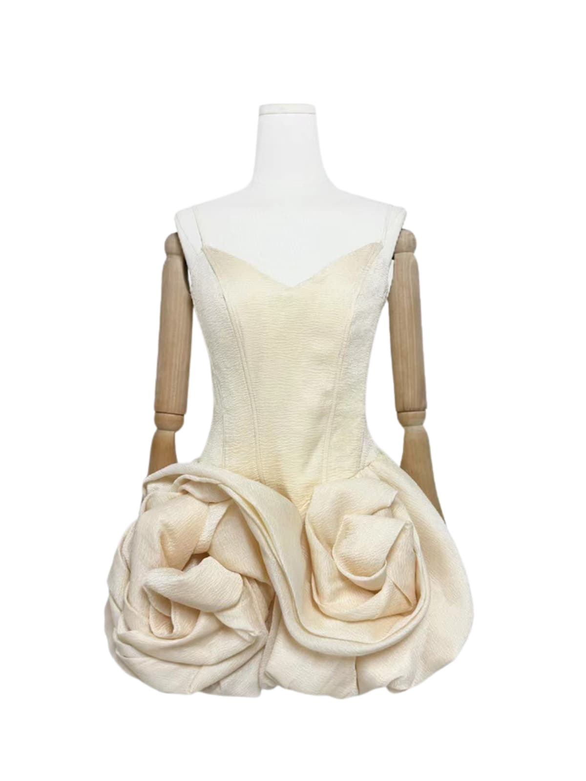 Flowering Girl Women Doreen 3d Flower Bud Mini Dress